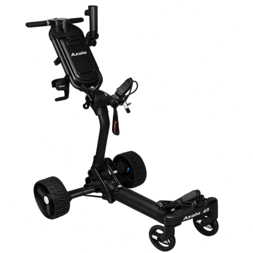 Axglo e5 follow golf trolley in black