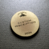 Back of O'Hare's golf ball marker