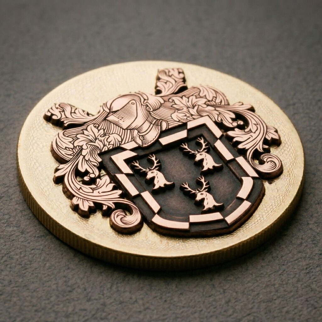 The Doyle golf ball marker front
