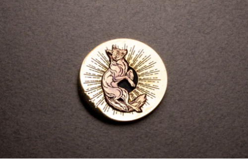 The Fox golf ball marker