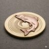 The Salmon golf ball marker